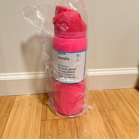 New Owala Be Mine 40 oz Color Drop Freesip Pink Stainless Steel Water Bottle - Picture 6 of 6